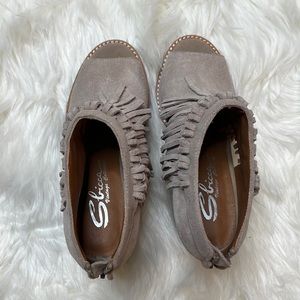 Sbicca Heeled Peep Toe Bootie - 7